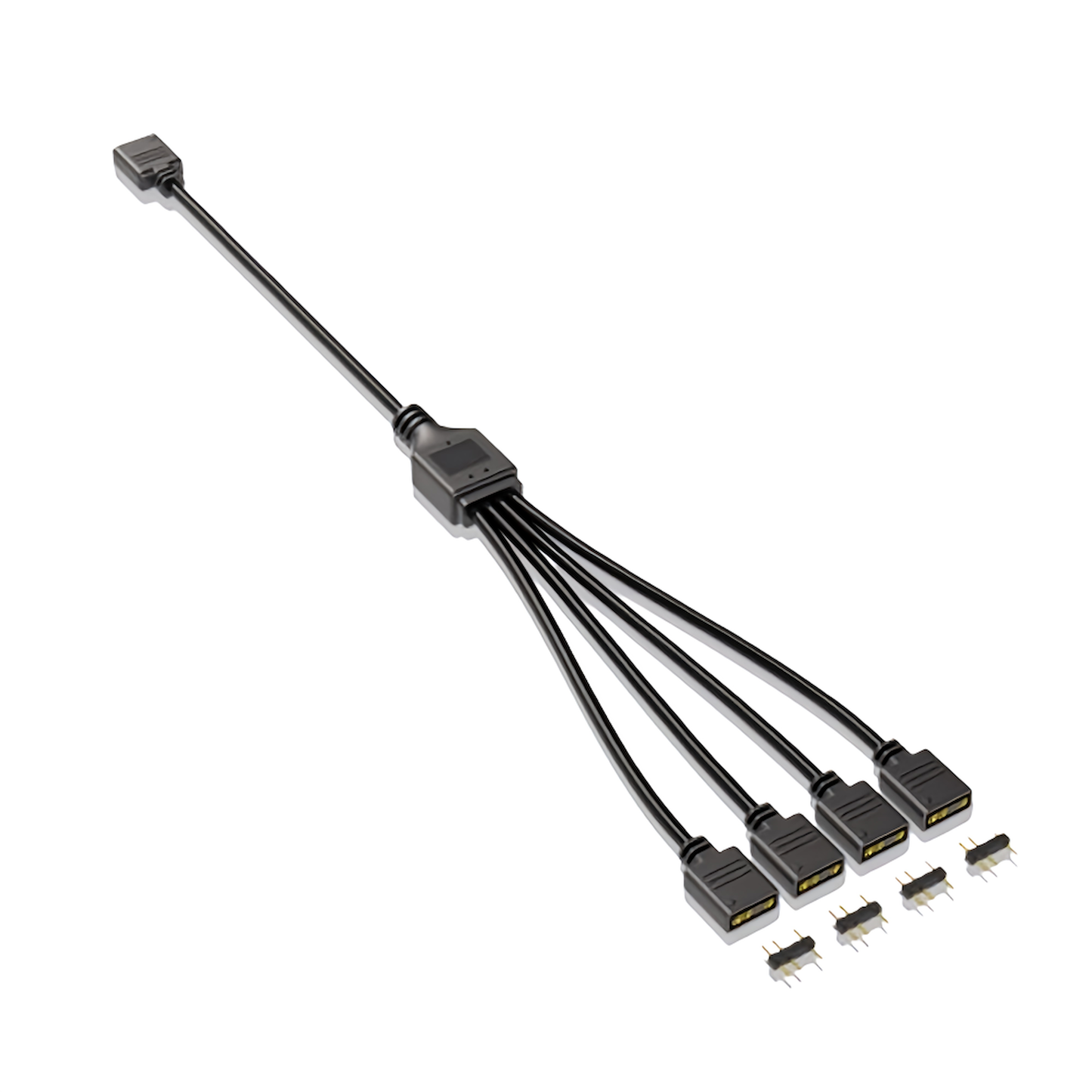 COOLMOON ARGB adapter 5v 3pin 4-way cable
