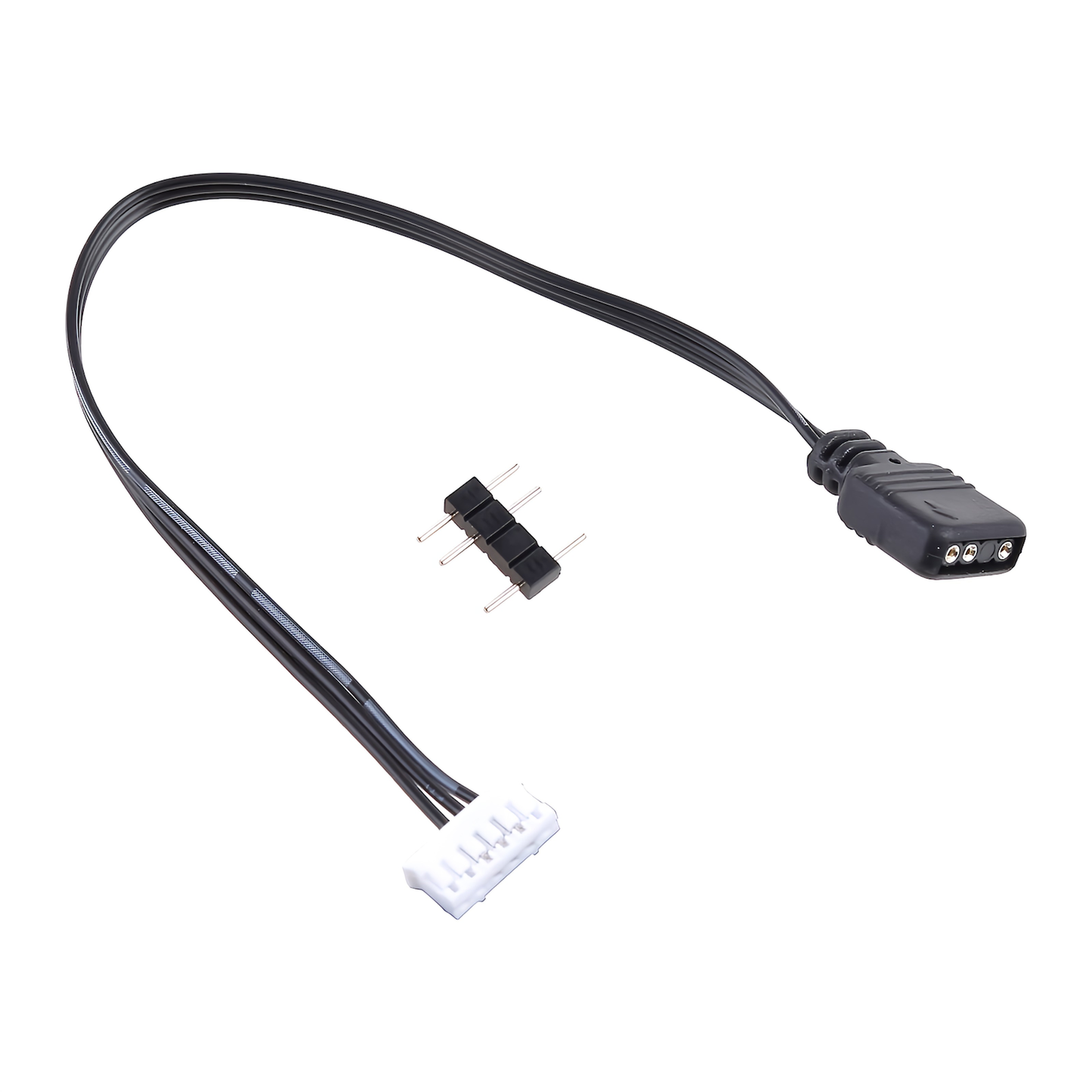 ARGB adapter cable 6pin to 5v 3pin conversion cable for ARGB LED parts, set of 2