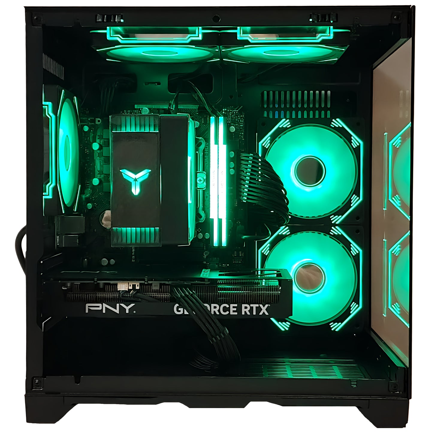 スモールラボ AMD Ryzen7 9700x ガラス2面コンパクト ゲーミングPC ブラック 黒