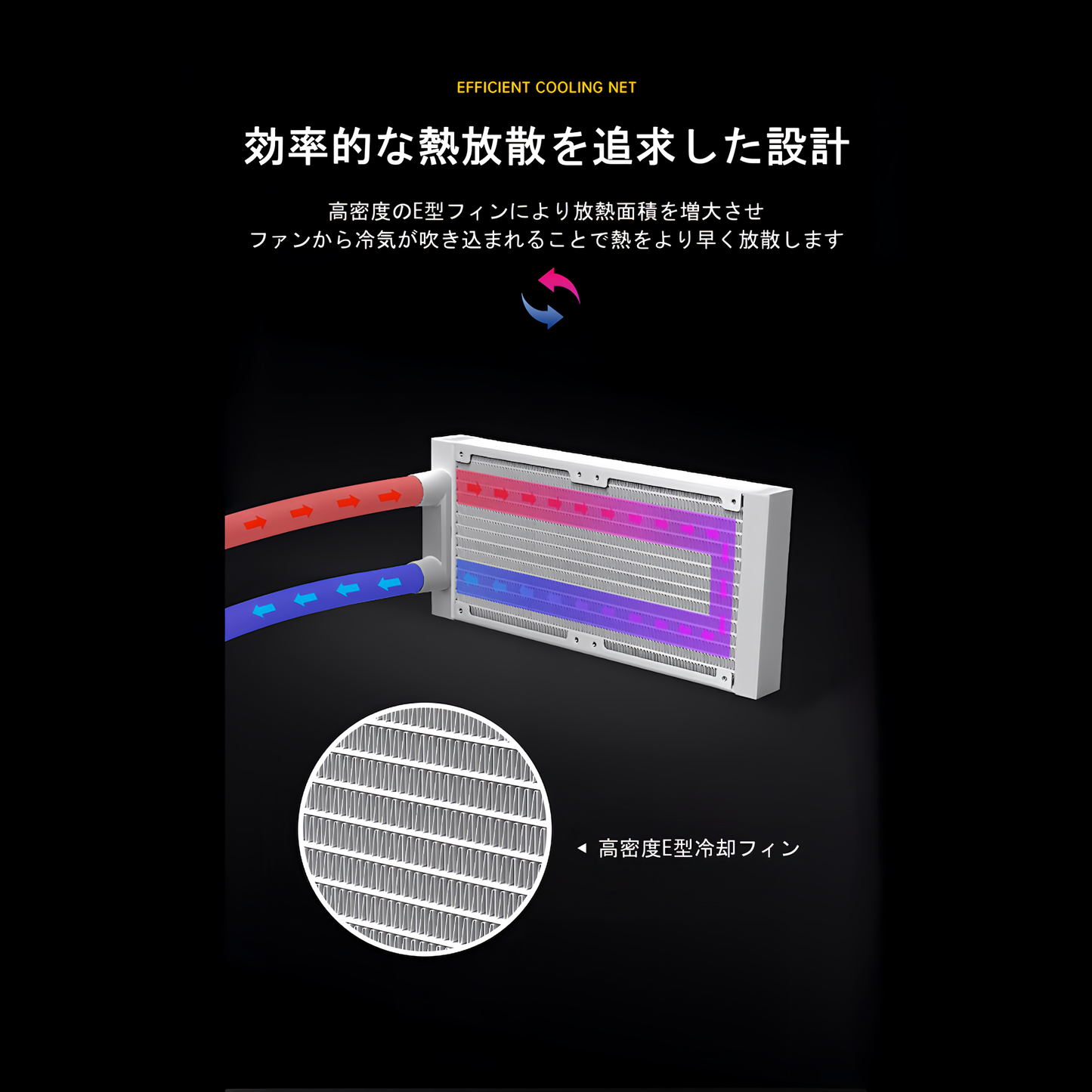 COOLMOON ホースLED 簡易水冷クーラー 240 mm CPUクーラー LED ARGB 5v 3pin LGA1700/1200/115X AMD:AM4ソケットに対応 4pin PWM ファン制御 (ブラック)