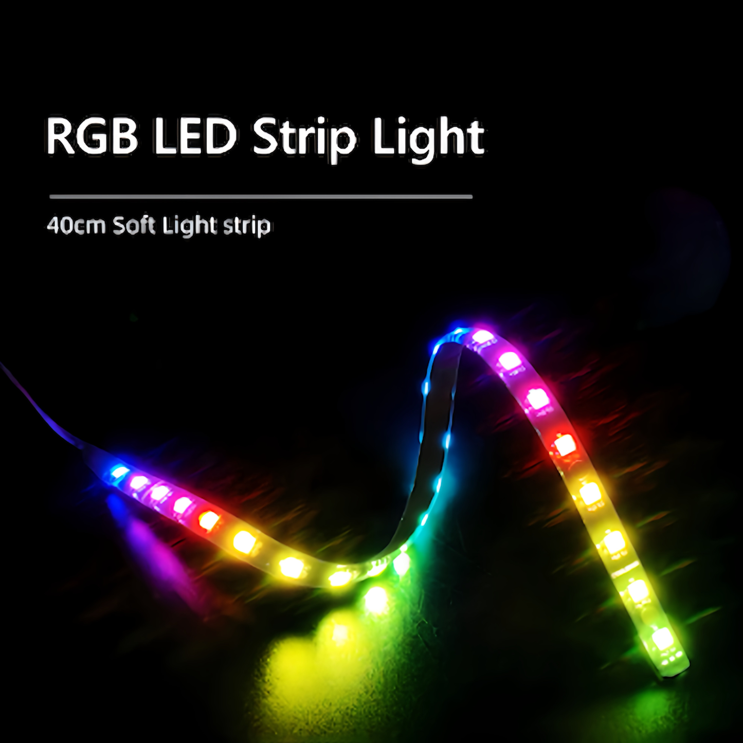 COOLMOON LED Tape ARGB 5v 3pin Gaming 40cm