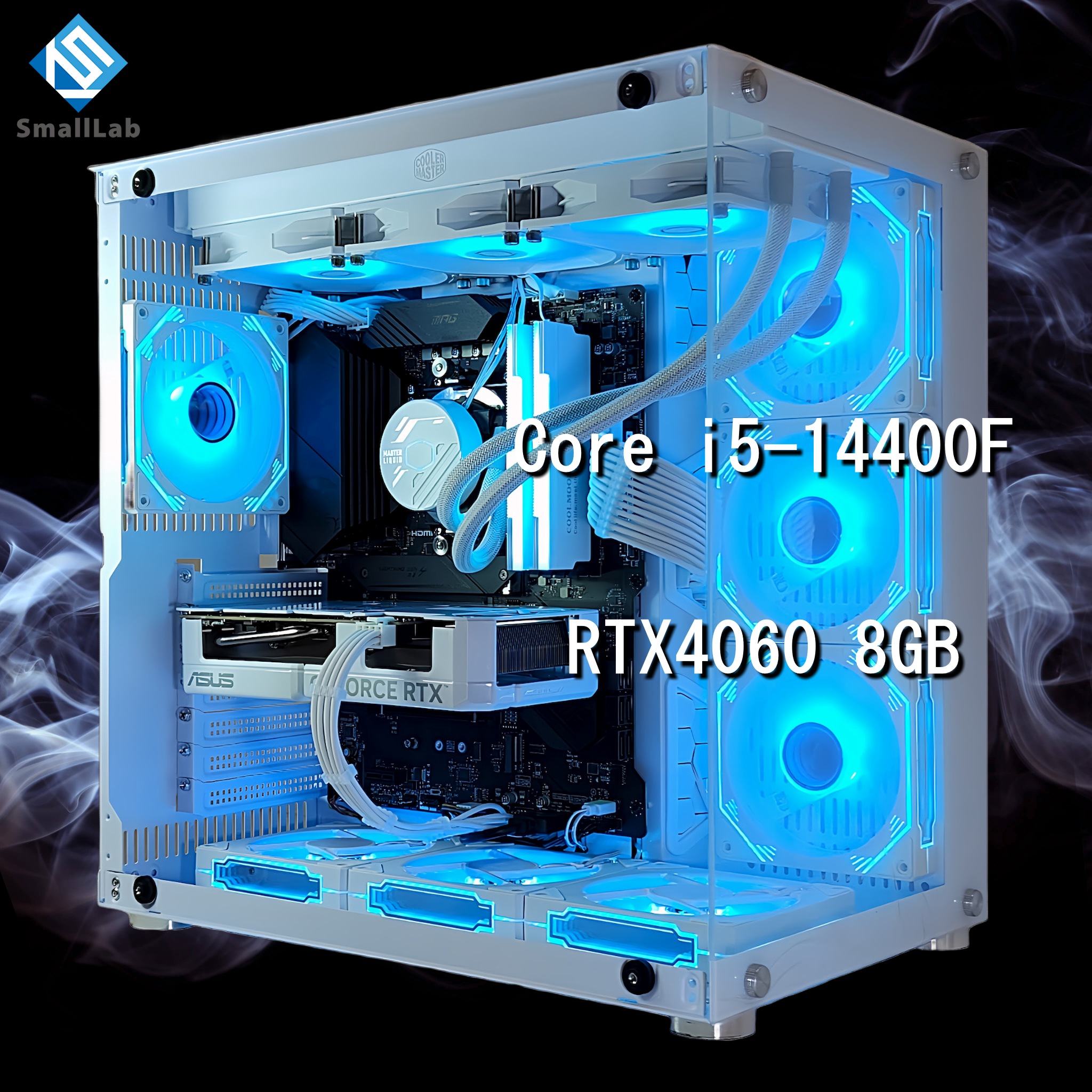 Intel Core i5-14400F ／ RTX4060 8GB ガラス2面ATX ゲーミング