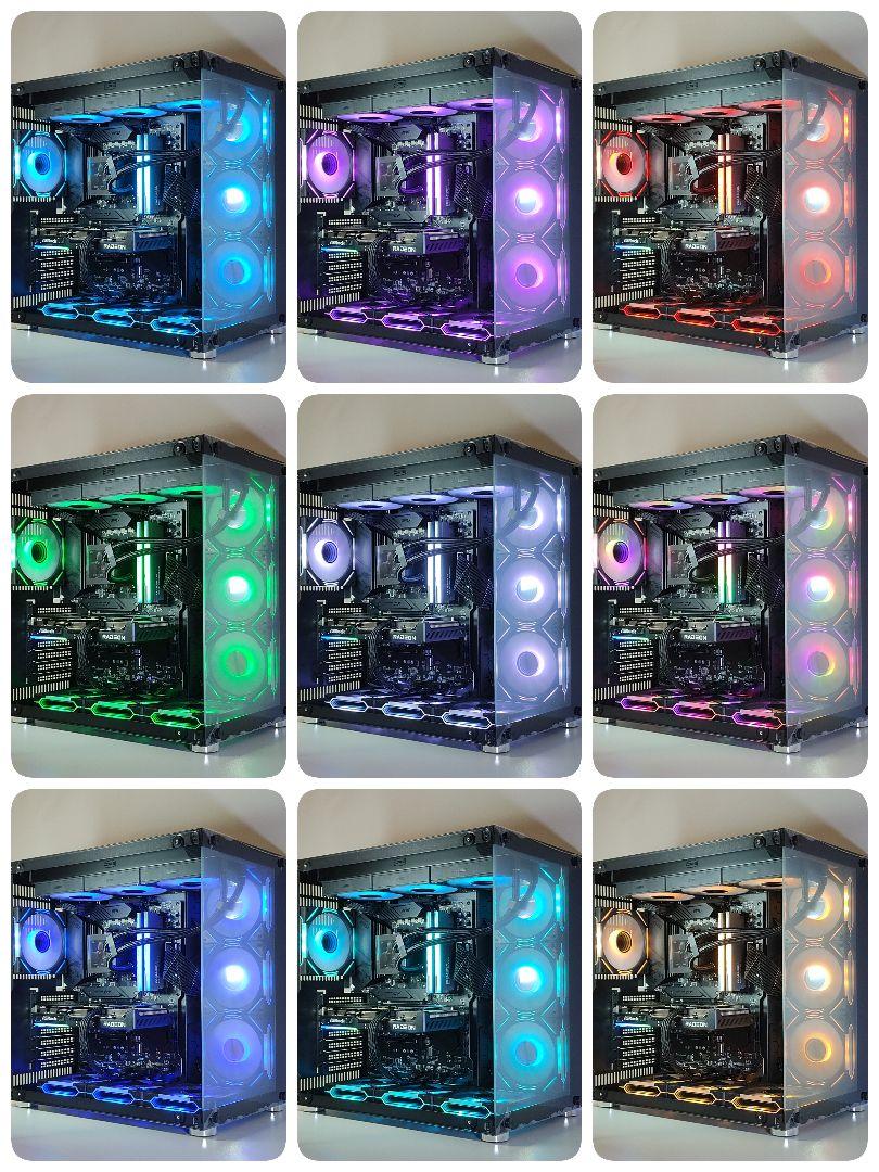 【即納液晶LEDゲーミングPC】Ryzen7 5700x RX9060XT