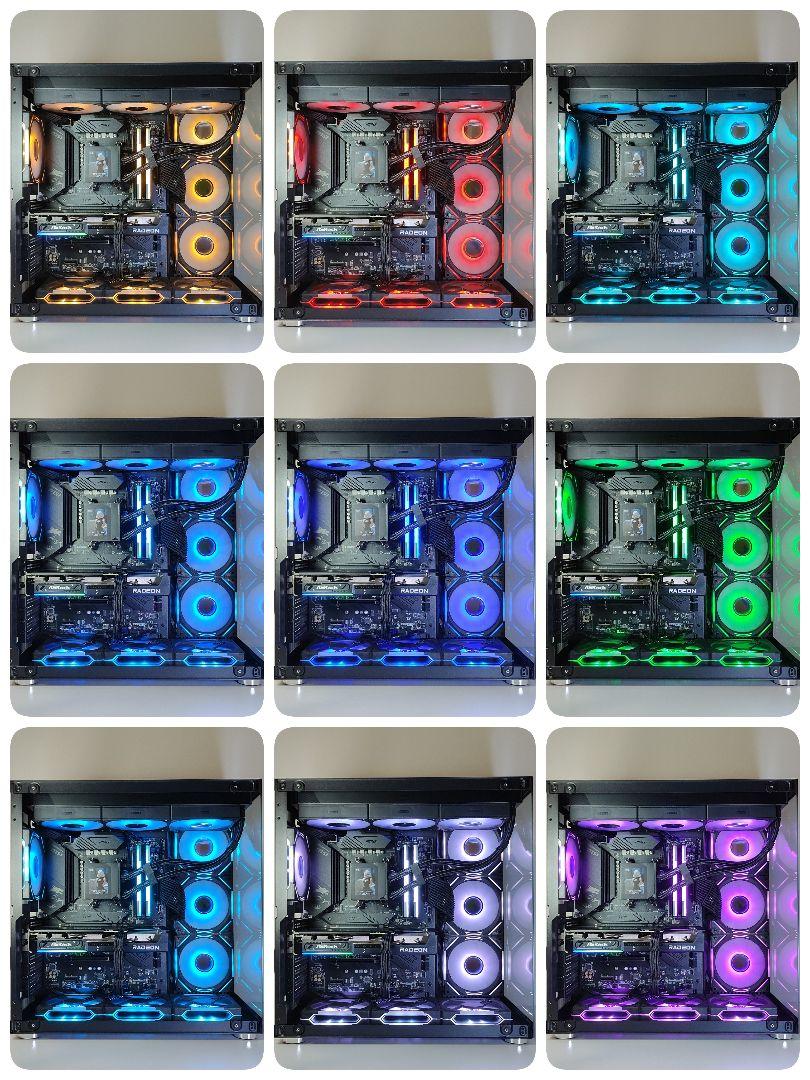 【即納液晶LEDゲーミングPC】Ryzen7 5700x RX9060XT