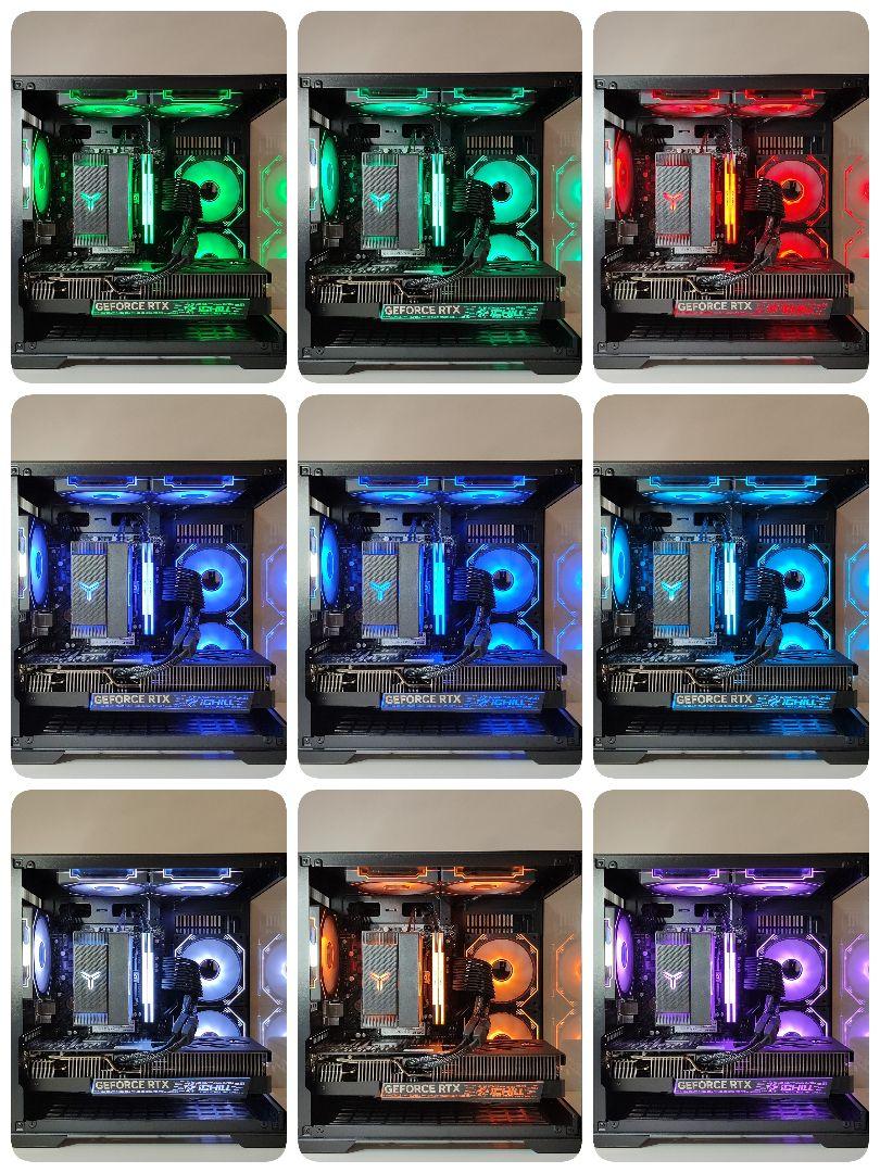 【新品即納LEDゲーミングPC】Ryzen7 5700x3D RTX4070