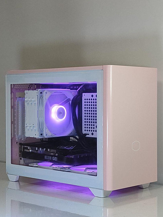 【即納ピンクLEDコンパクトPC】i7-6700 GTX1660