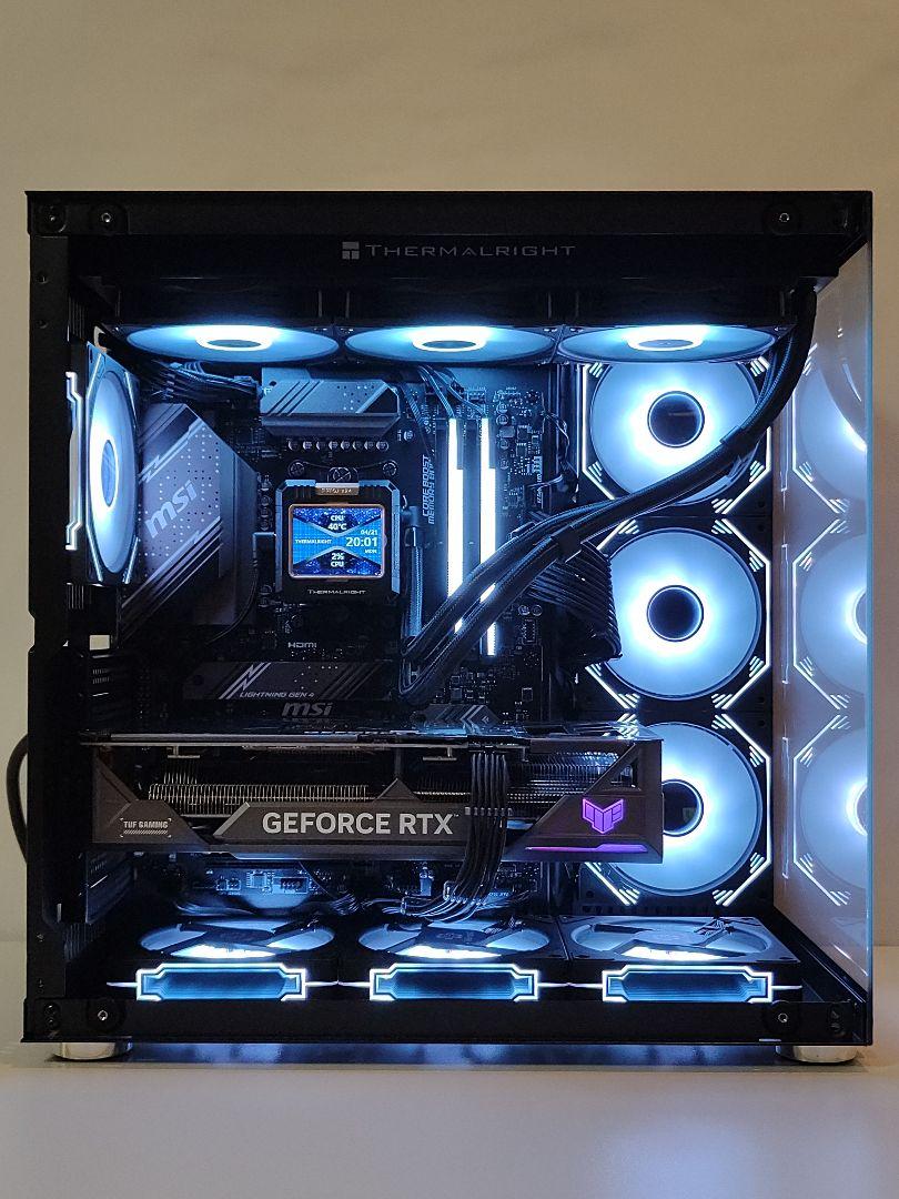 【即納液晶付きPC】Ryzen7 7800x3d RTX4070ti Super