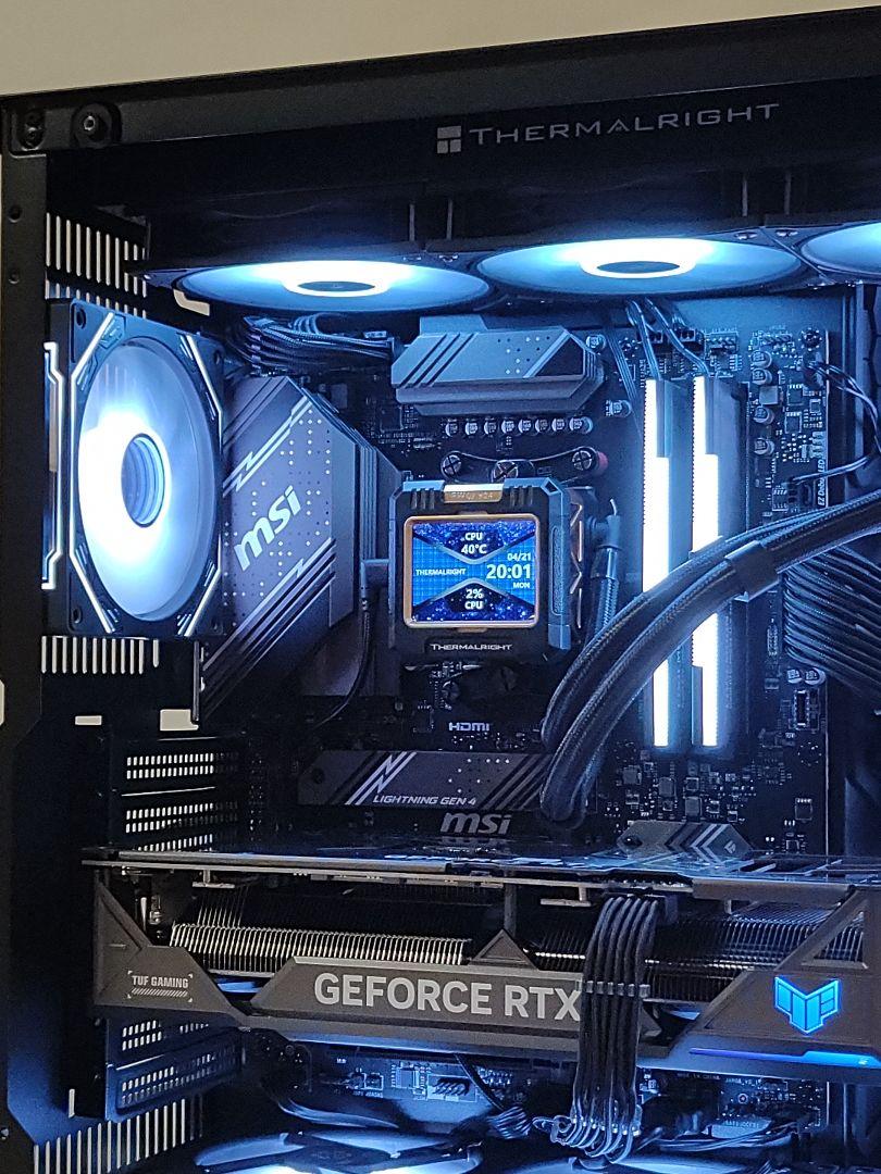 【即納液晶付きPC】Ryzen7 7800x3d RTX4070ti Super