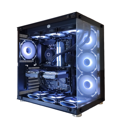 AMD Ryzen9 9950x ／ RTX5090 32GB ガラス2面ATX ゲーミングPC Windows11 Home 簡易水冷 360mm ブラック 黒