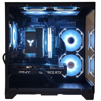 Intel Core Ultra 7 270K PLUS ／ RTX5060ti 8GB ガラス2面コンパクト ゲーミングPC Windows11 Home ブラック 黒