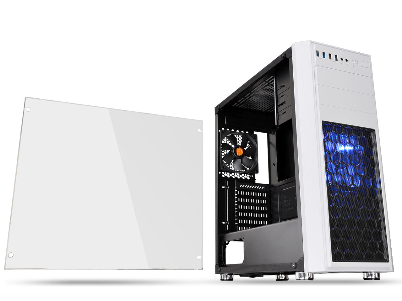 スモールラボ AMD Ryzen7 9700x RTX40 ゲーミングPC WiFi Bluetooth DVDドライブ ホワイト 白