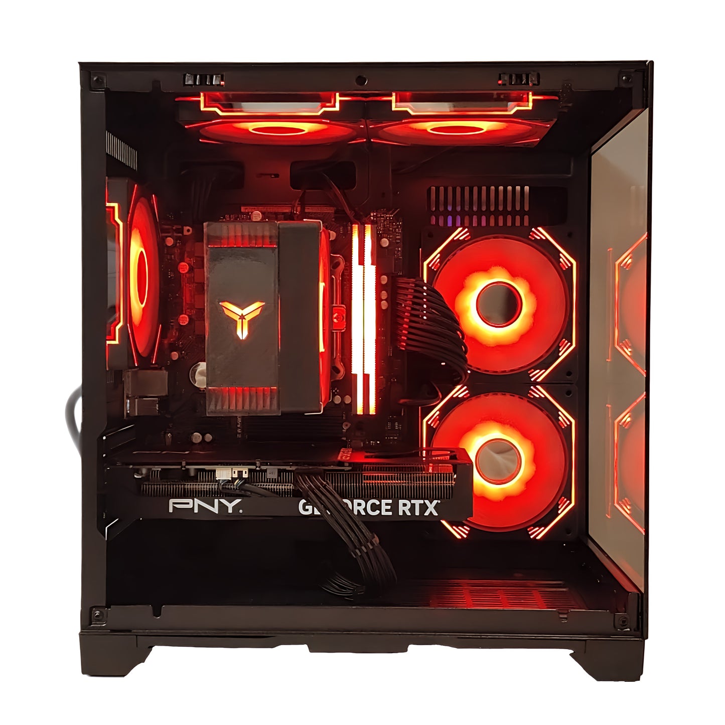 AMD Ryzen5 5500／RX7600 8GB ガラス2面コンパクト ゲーミングPC