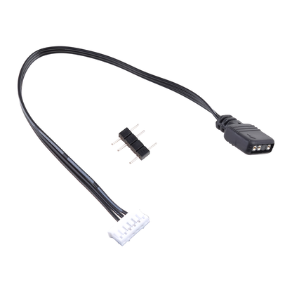 ARGBアダプターケーブル 6pin→5v 3pin 変換ケーブル ARGB LEDパーツ用 2本セット
