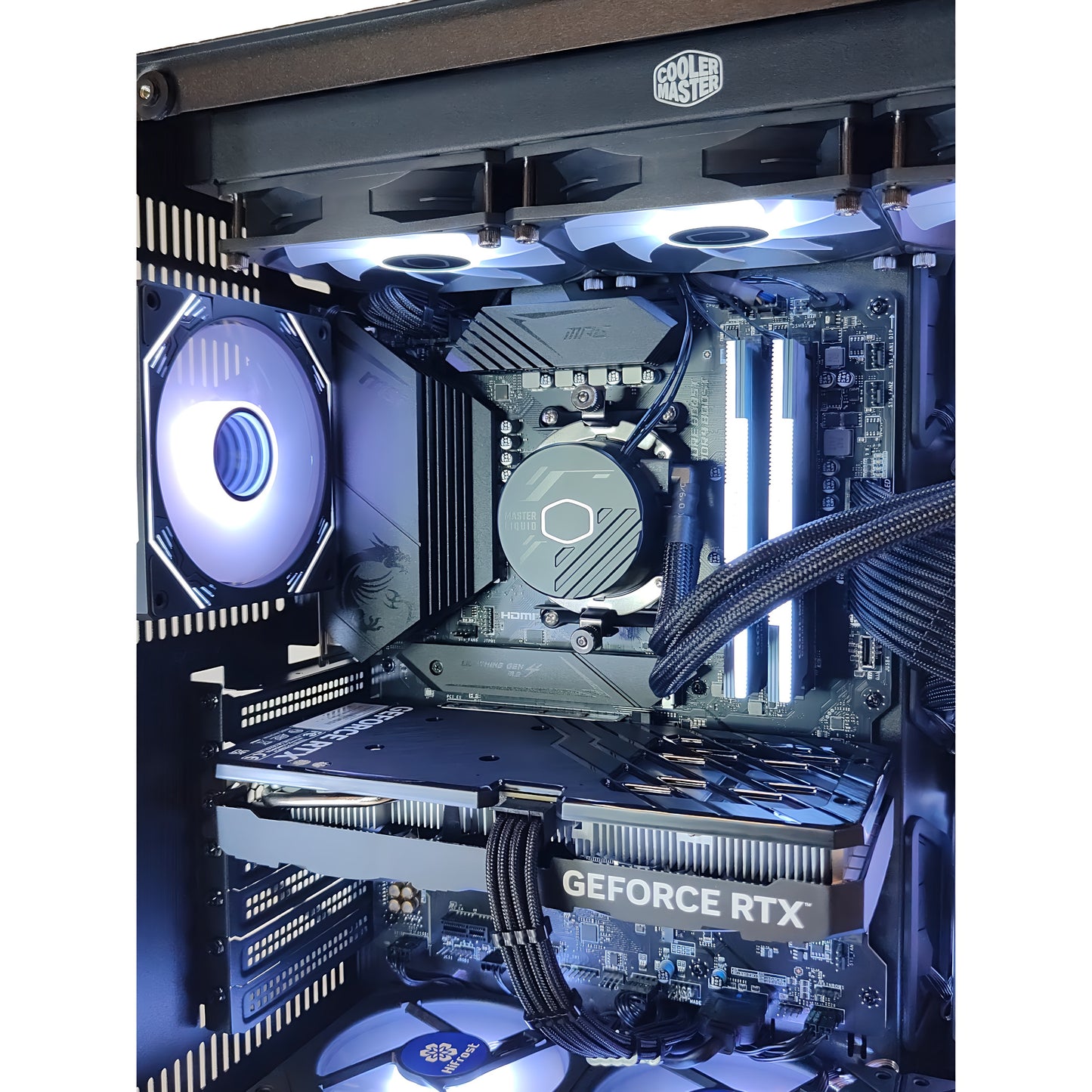 AMD Ryzen7 9800x3D ガラス2面ATX ゲーミングPC AMD Ryzen7 9800x3D ガラス2面ATX ゲーミングPC  簡易水冷 360mm  簡易水冷 360mm