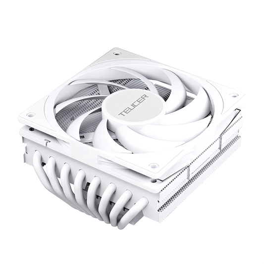 UT75 CPUクーラー 8本ヒートシンク搭載 トップフロー空冷クーラー 120mm 高さ77mm LGA1700/1200/115X AMD:AM5/AM4ソケットに対応 4pin PWM 800-2400rpm ファン制御