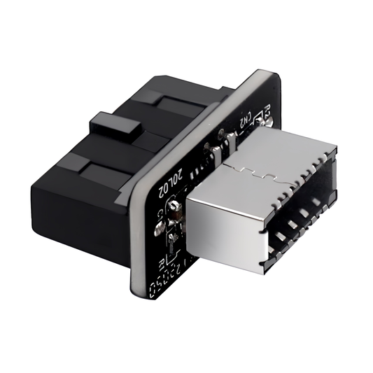 USB3.0 19针 Type-E 转换适配器主板 PC 机箱