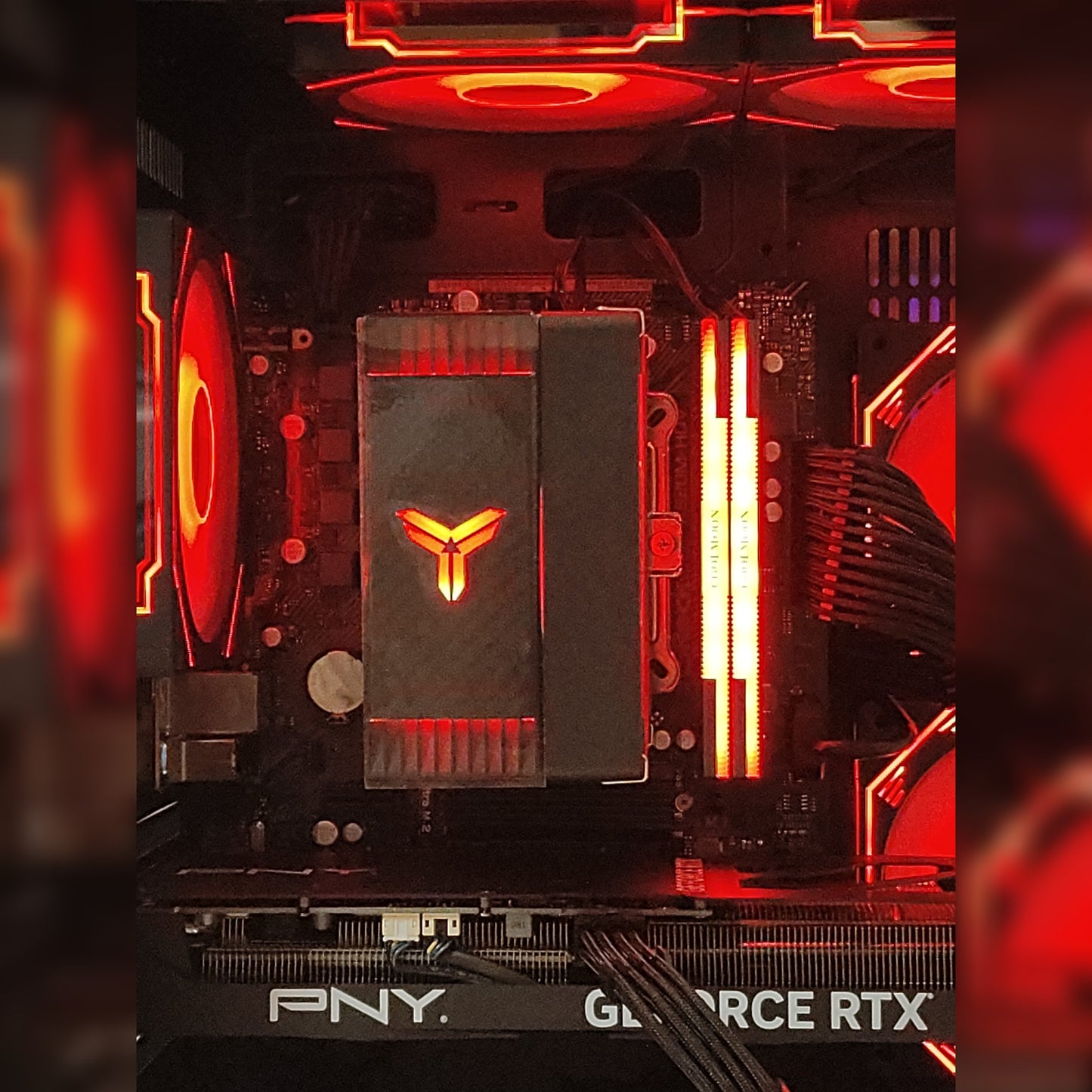 AMD Ryzen5 5500／RX7600 8GB ガラス2面コンパクト ゲーミングPC