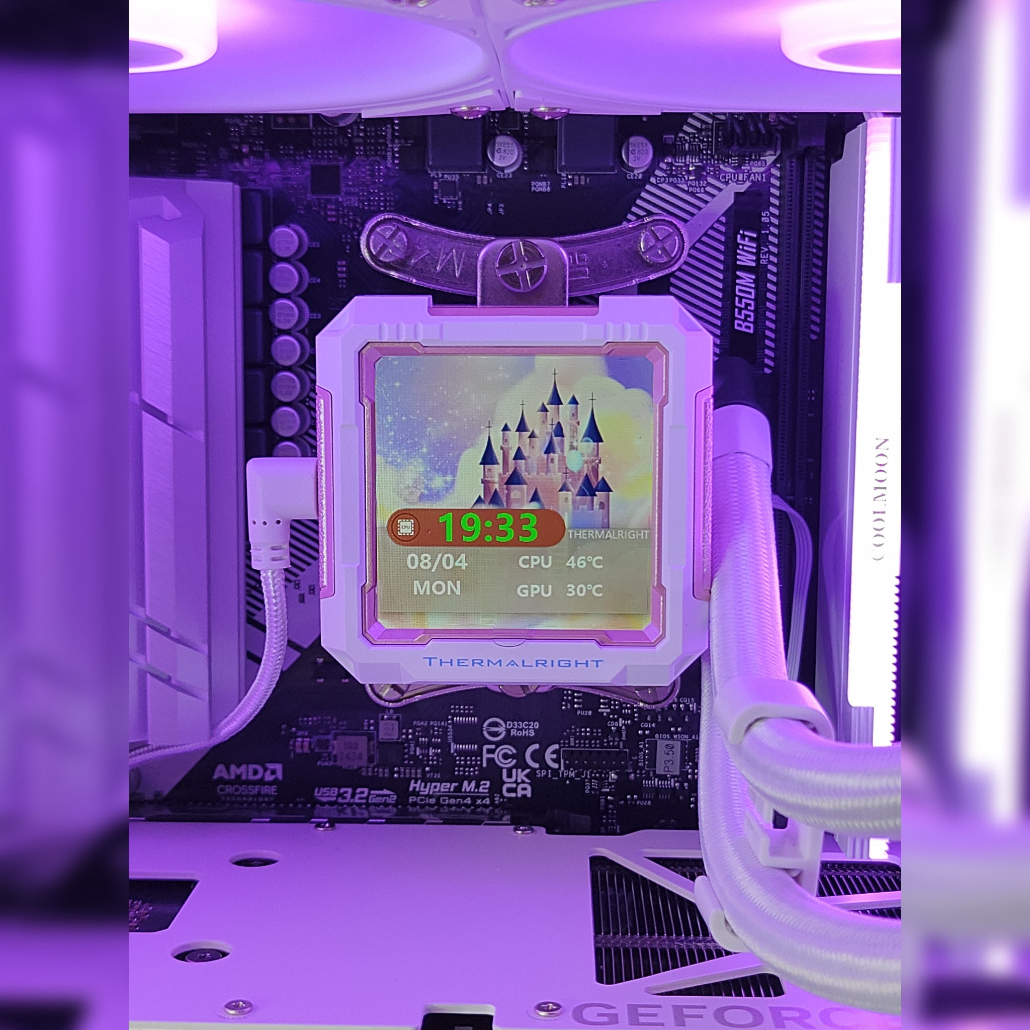 AMD Ryzen7 5700x ／ RTX5060ti 16GB ディスプレイ搭載 LEDゲーミング