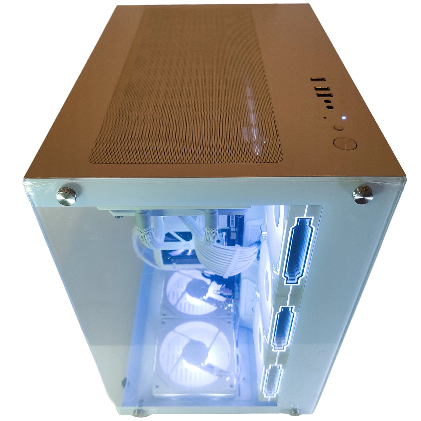 AMD Ryzen7 9800x3D ガラス2面ATX ゲーミングPC AMD Ryzen7 9800x3D ガラス2面ATX ゲーミングPC  簡易水冷 360mm  簡易水冷 360mm