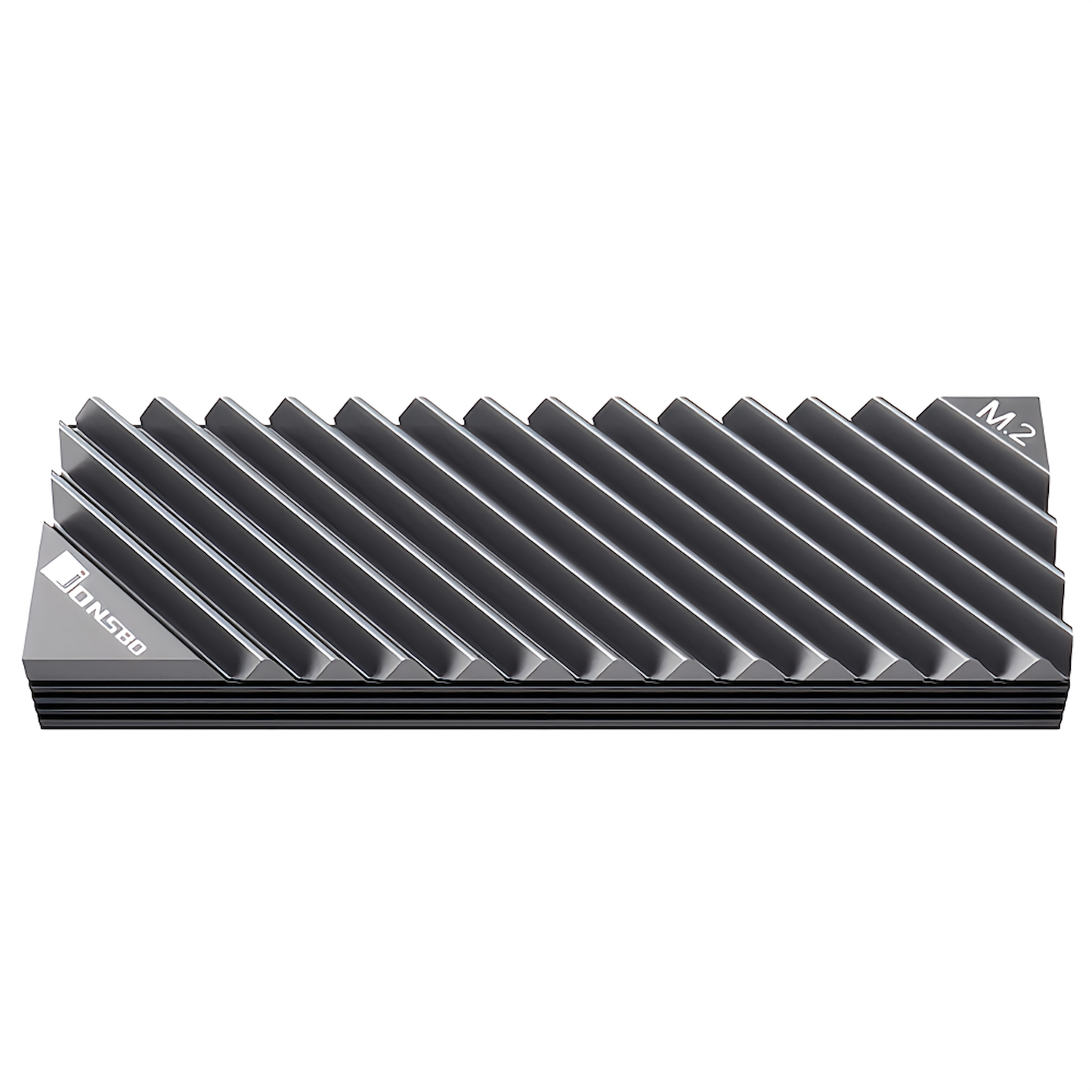 JONSBO SSDヒートシンク 冷却 M.2 PCIE SATA 2280 SSDクーラー SSD両面冷却 アルミニウム サーマルパッド付き