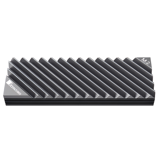JONSBO SSDヒートシンク 冷却 M.2 PCIE SATA 2280 SSDクーラー SSD両面冷却 アルミニウム サーマルパッド付き