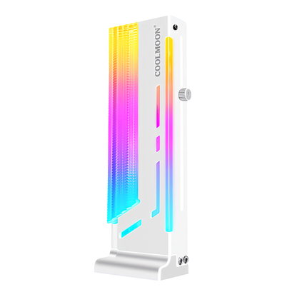 COOLMOON グラフィックボードスタンド ブラケット ホルダー LED ARGB 5v 3pin GPU ビデオカード マグネット 磁石 支え 垂れ防止 脱落防止