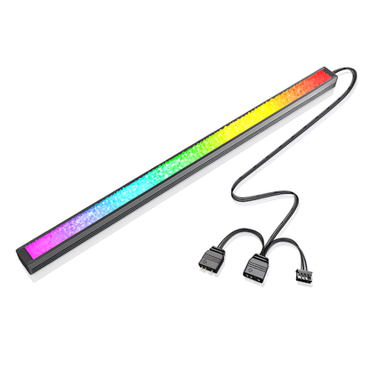 COOLMOON ライトバー LED ARGB 5v 3pin マグネット 磁石 ゲーミング 28cm