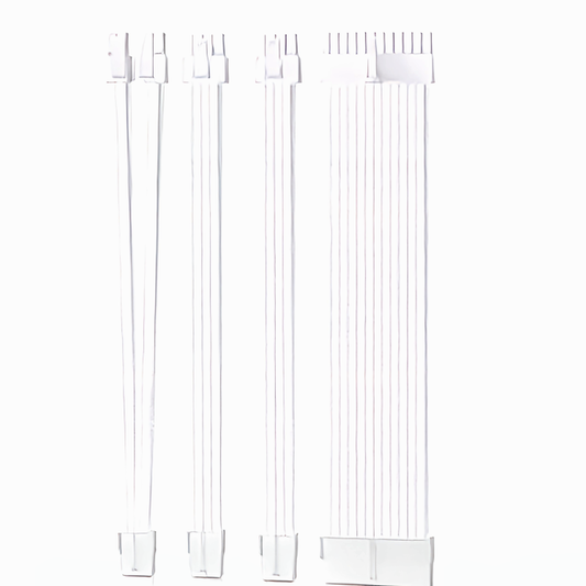 套管电缆延长线 30cm 24pin 8pin (6+2pin x 2, 4+4pin x 1) 主板 显卡 电源装置 附带电缆梳