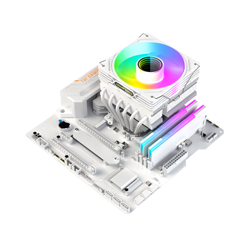 DDR4 3200MHz 32GB COOLMOON LEDヒートシンク白 COOLMOON ARGB メモリヒートシンク LED発光 2個1セット (白