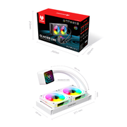 COOLMOON AOSOR 簡易水冷クーラー 240mm インフィニティ―ミラー