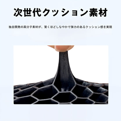 疲れを知らないパッド リストレスト アームレスト 手首クッション ハニカム シリコン マウスパッド キーボードパッド ゴム 疲れ軽減  マウスだこ防止