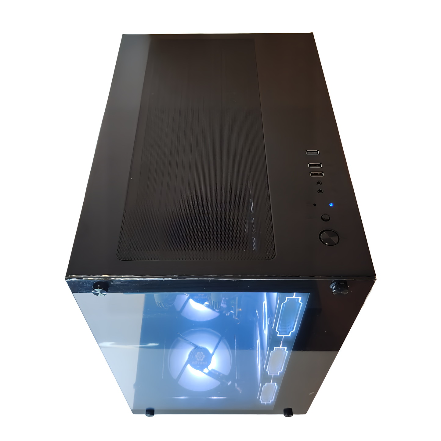 AMD Ryzen5 7500F ／ RTX5060ti 16GB ガラス2面ATX ゲーミングPC Windows11 Home  簡易水冷 360mm ブラック 黒