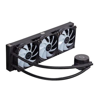 Cooler Master MasterLiquid 360L コア 360mm ARGB 同期 120mm PWM AMD Ryzen AM5/AM4 Intel LGA1700/1200 (MLW-D36M-A18PZ-R1) 黒 ブラック