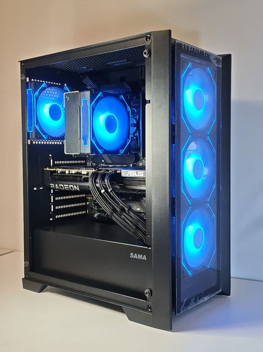 【即納中古LEDゲーミングPC】Ryzen7 9700x RX9070XT