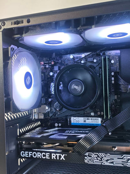 【即納新品LEDゲーミングPC】Ryzen7 5700x RTX5060