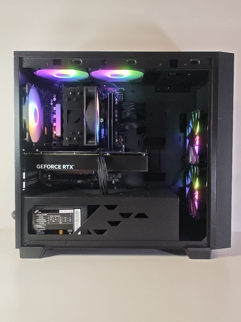 【即納中古ブラックLEDゲーミングPC】Ultra 7 265F RTX4060ti