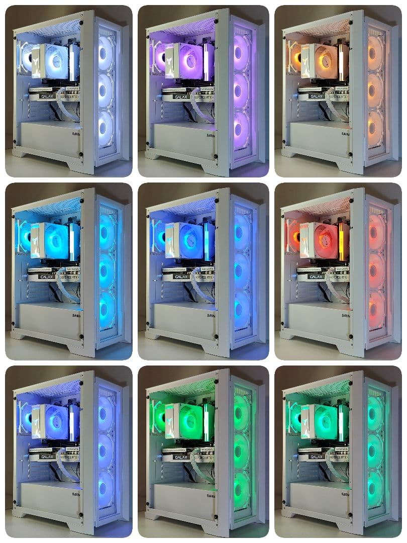 【即納LEDゲーミングPC】Ryzen7 5700x RTX3060