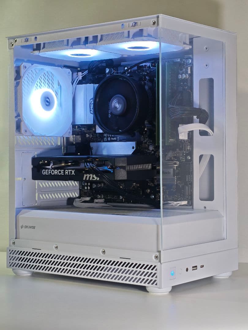 【即納中古LEDゲーミングPC】Ryzen5 4500 RTX5060
