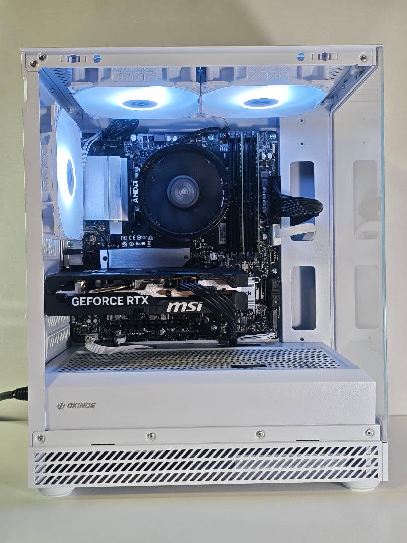 【即納中古LEDゲーミングPC】Ryzen5 4500 RTX5060