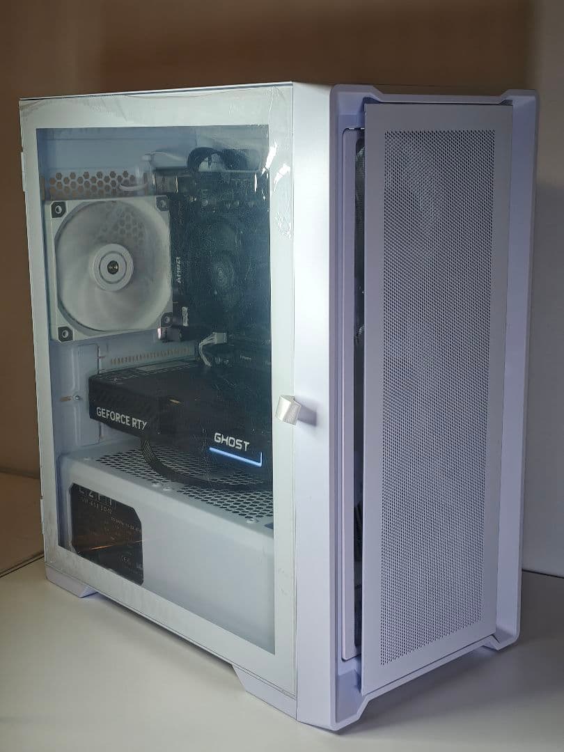 【即納中古ホワイトゲーミングPC】Ryzen7 5700x RTX5060ti