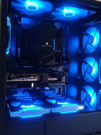 【即納中古ブラックゲーミングPC】Ryzen7 5700x RX7600
