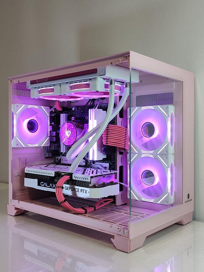 [Ready-to-ship pink LED gaming PC] Ryzen7 5700x RTX3060ti 