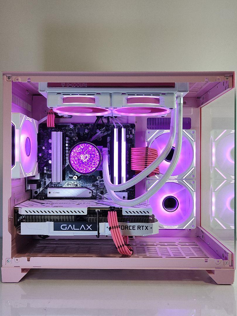 [Ready-to-ship pink LED gaming PC] Ryzen7 5700x RTX3060ti 