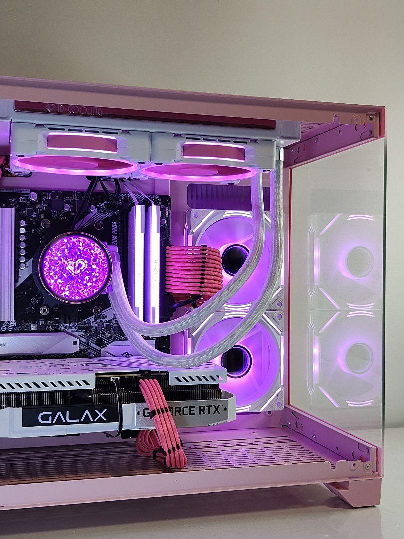 [Ready-to-ship pink LED gaming PC] Ryzen7 5700x RTX3060ti 