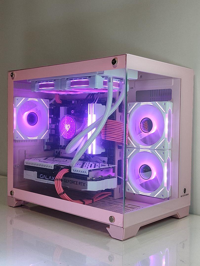 [Ready-to-ship pink LED gaming PC] Ryzen7 5700x RTX3060ti 