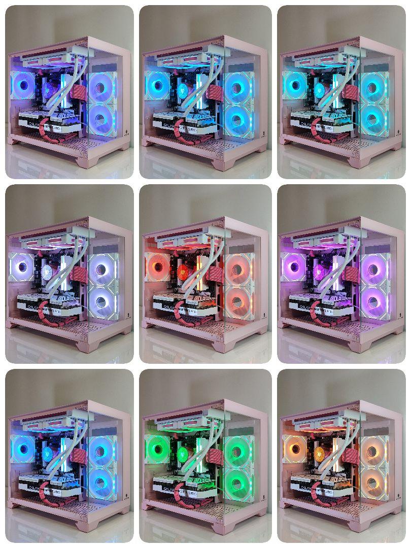 [Ready-to-ship pink LED gaming PC] Ryzen7 5700x RTX3060ti 
