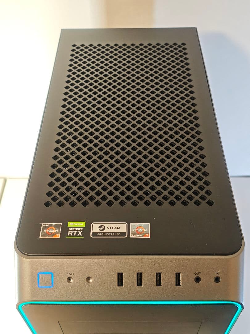 【即納中古GALLERIAゲーミングPC】Ryzen7 5700x RTX3060 12GB