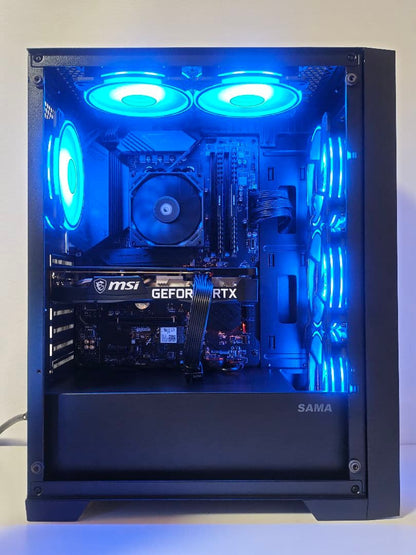 【即納中古LEDゲーミングPC】Ryzen7 5700x RTX3060