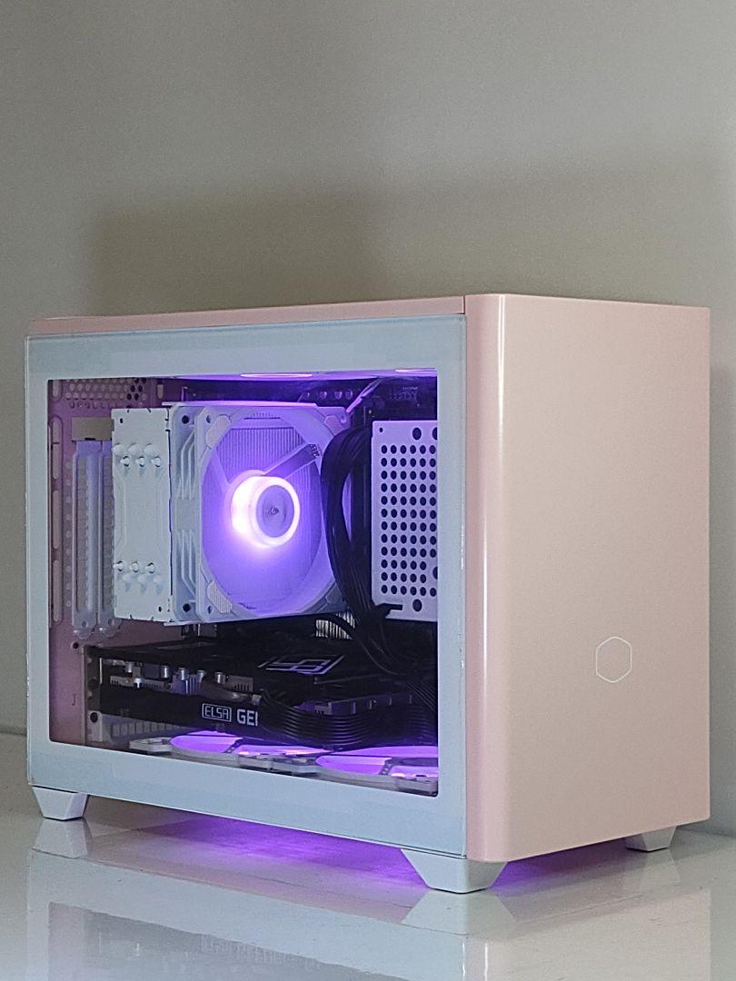 [Ready-to-ship pink LED compact PC] i7-6700 GTX1660