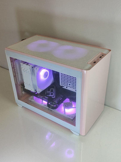 【即納ピンクLEDコンパクトPC】i7-6700 GTX1660